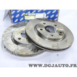 Paire disques de frein avant 270mm diametre ventilé Sasic 6106057 pour mercedes vaneo W414