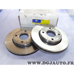 Jeu 2 disques de frein avant 260mm diametre ventilé Sasic 9004808J pour ford escort 5 6 V VI orion 3 III 1.8 16V RS2000