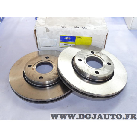 Jeu 2 disques de frein avant 260mm diametre ventilé Sasic 9004808J pour ford escort 5 6 V VI orion 3 III 1.8 16V RS2000 