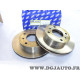 Jeu 2 disques de frein avant 242mm diametre ventilé Sasic 9004568J pour nissan primera P10 P11 W10 WP11