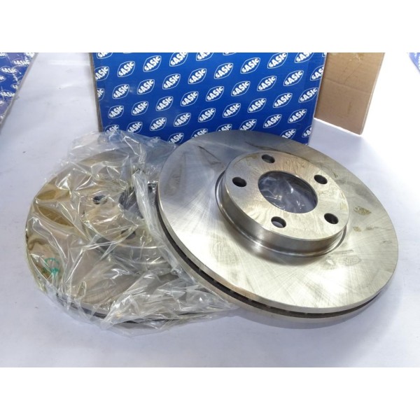 Jeu 2 disques de frein avant 282mm diametre ventilé Sasic 9004883J pour volkswagen passat B3 B4 B5 