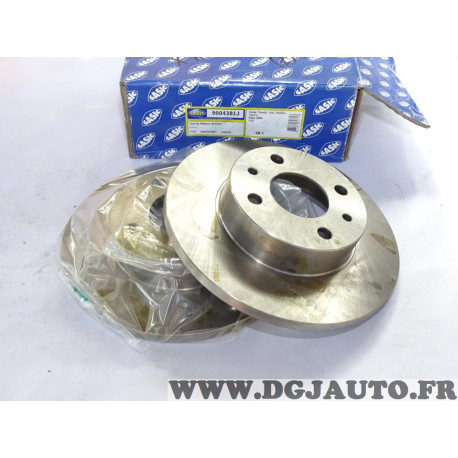 Jeu 2 disques de frein avant 240mm diametre plein Sasic 9004381J pour fiat panda 1 fiorino 1 2 I II uno duna lancia Y10 