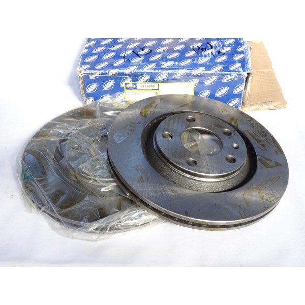 Jeu 2 disques de frein arriere ventilé 300mm diametre Sasic 6106040 pour audi A4 B6 B7 dont turbo quattro 