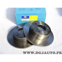 Jeu 2 disques de frein avant plein 239mm diametre Sasic 9004268J pour ford escort 1 2 3 4 I II III IV orion 1 2 I II