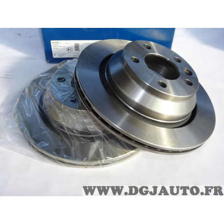 Jeu 2 disques de frein arriere ventilé 314mm diametre Bosch BD1024 0986479094 pour volkswagen touareg transporter T5 