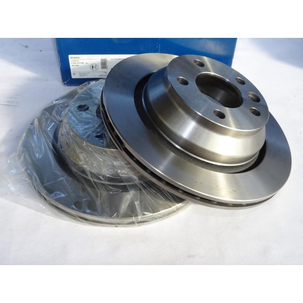 Jeu 2 disques de frein arriere ventilé 314mm diametre Bosch BD1024 0986479094 pour volkswagen touareg transporter T5 