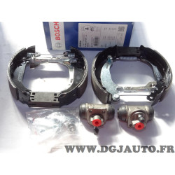 Kit frein arriere prémonté 180x42mm montage bendix Bosch KS073 0204114073 pour dacia logan sandero renault clio 2 II