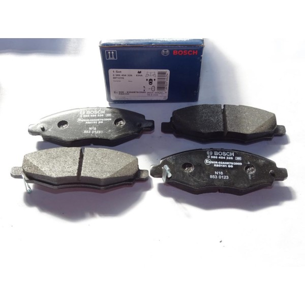 Jeu 4 plaquettes de frein avant montage sumitomo Bosch BP1216 0986494326 pour toyota hilux 7 VII 