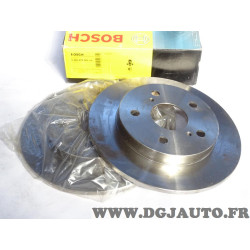 Jeu 2 disques de frein arriere plein 259mm diametre Bosch BD1595 0986479765 pour toyota auris E15