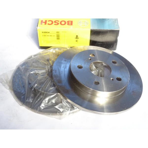 Jeu 2 disques de frein arriere plein 259mm diametre Bosch BD1595 0986479765 pour toyota auris E15 