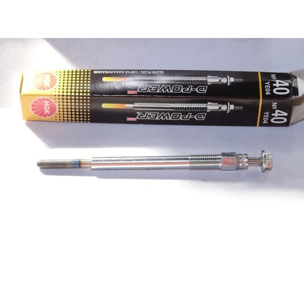 Lot 2 bougies de prechauffe NGK YE04 1684 pour citroen C2 C3 C5 berlingo xsara dont picasso ford fiesta 5 V fusion focus 2 II C-