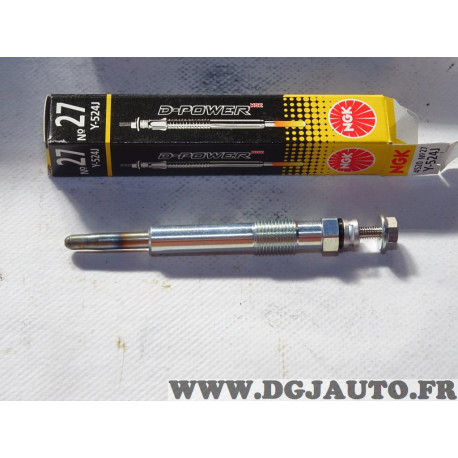 Lot 2 bougies de prechauffe NGK Y-524J 4520 pour ford fiesta 4 IV focus 1 2 I II tourneo transit connect C-mac cmax mondeo 4 IV 