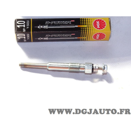 Lot 2 bougies de prechauffe NGK Y-503J 1009 pour citroen AX C15 berlingo jumpy saxo xsara fiat scudo nissan micra 2 II peugeot 1