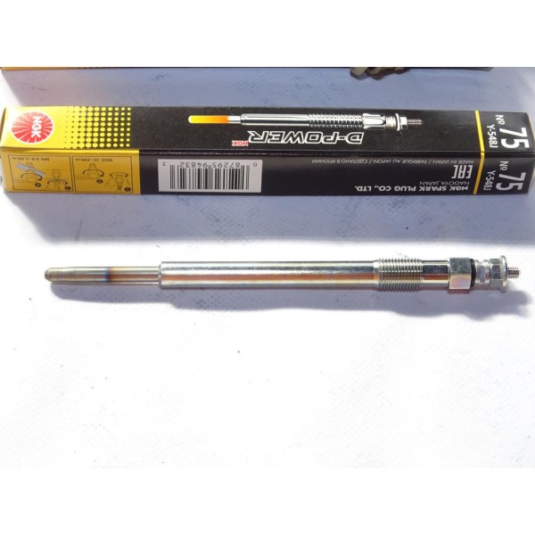 Lot 2 bougies de prechauffe NGK Y-548J 94832 pour fiat ducato 3 III ford mondeo 3 III transit 5 6 V VI s-max Smax jaguar x-type 