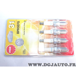 Blister 4 bougies allumage NGK BPR5EFS 95437 pour ford escort fiesta ka mazda 121 1.3 essence