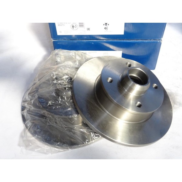 Jeu 2 disques de frein arriere plein 226mm diametre Bosch BD273 0986478331 pour seat cordoba 1 toledo 1 ibiza 2 II volkswagen sc