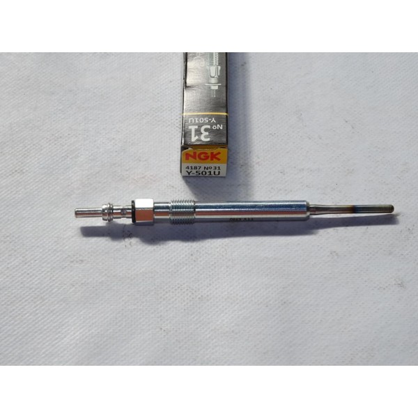 Lot 2 bougies préchauffe NGK Y-501U 4187 pour audi A4 A6 A8 skoda superb volkswagen passat B5 2.5 TDI V6 2.5TDI 