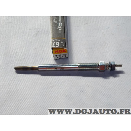 Lot 2 bougies préchauffe NGK Y-527J 96187 pour hyundai accent elantra getz i10 i20 i30 ix20 matrix kia carens ceed cerato rio so