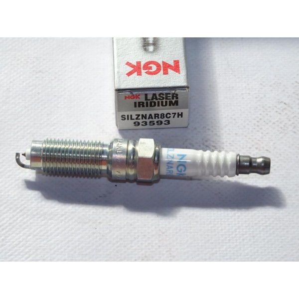 Lot 4 bougies allumage iridium NGK 93593 SILZNAR8C7H pour ford fiesta 6 7 VI VII C-max cmax 2 II focus 3 III B-max bmax transit 