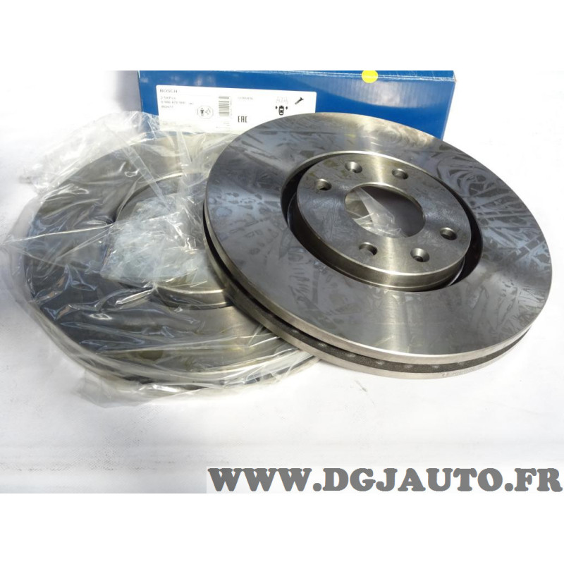 Jeu 2 disques de frein avant ventile 288mm diametre Bosch BD877 0986478980 pour citroen C5 xantia