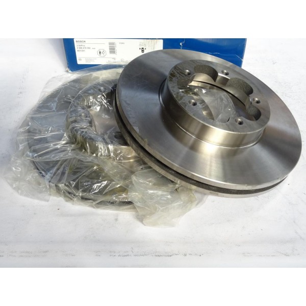 Paire disques de frein avant ventilé 280mm diametre Bosch BD1251 0986479392 pour ford transit 6 VI partir de 2006 