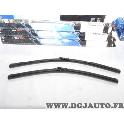 Jeu 2 balais essuie glace souple 575mm + 530mm aerotwin Bosch A697S 3397007697 pour porsche 718 911 cayman boxster