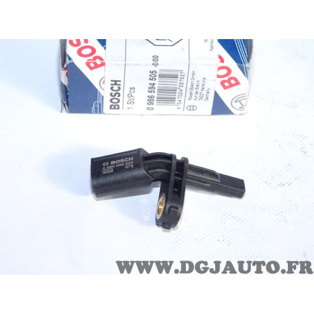 Capteur ABS vitesse de roue avant droite Bosch 0986594505 pour audi A1 A3 Q3 TT porsche carrera seat altea toledo 3 III leon 3 I