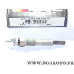 Lot 2 bougies de préchauffe Bosch 0250202087 pour isuzu gemini trooper opel astra F 1.5 1.7 3.1 TD TDS diesel 