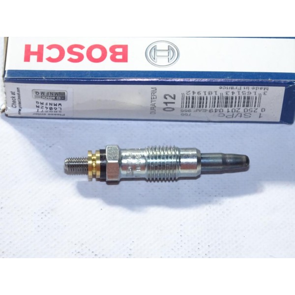 Lot 3 bougies de prechauffe Bosch 0250201049 pour ford fiesta 3 4 III IV escort 6 IV mondeo 2 II mazda 121 1.8D 1.8TD 1.8 D TD d