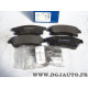 Jeu 4 plaquettes de frein avant montage bosch Bosch BP1355 0986494644 pour opel astra J chevrolet cruze aveo 