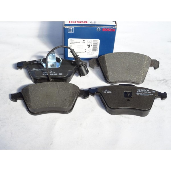 Jeu 4 plaquettes de frein avant montage teves Bosch BP1471 0986494550 pour audi A3 seat leon 2 II skoda superb 2 II volkswagen g