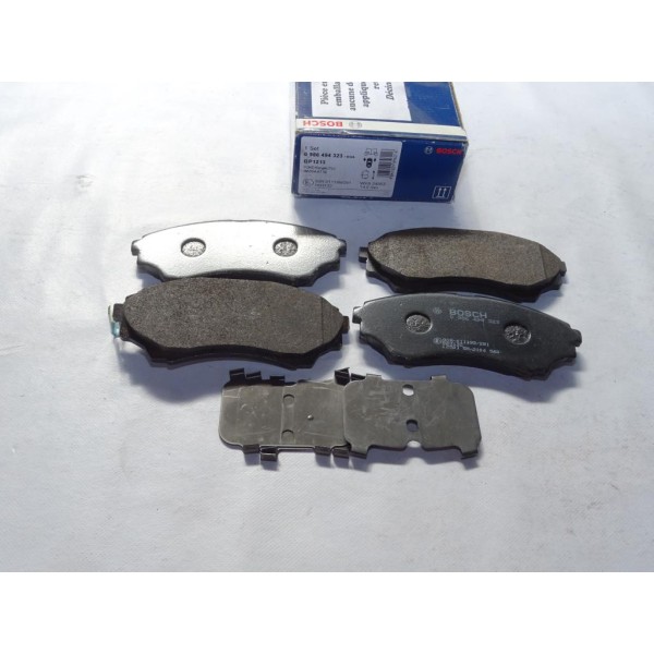 Jeu 4 plaquettes de frein avant montage tokico Bosch BP1213 0986494323 pour ford ranger 2 II mazda BT50 serie B 