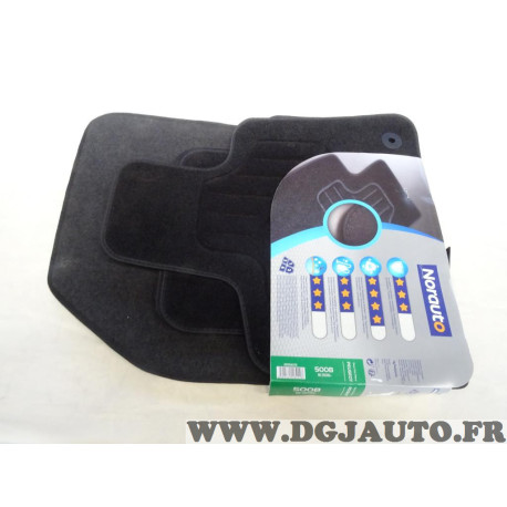 Jeu 4 tapis de sol sur mesure avant + arriere Norauto 2195672 pour peugeot 5008 partir de 12/2016 