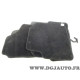 Jeu 4 tapis de sol sur mesure avant + arriere Norauto 2330194 pour volkswagen polo partir de 09/2002