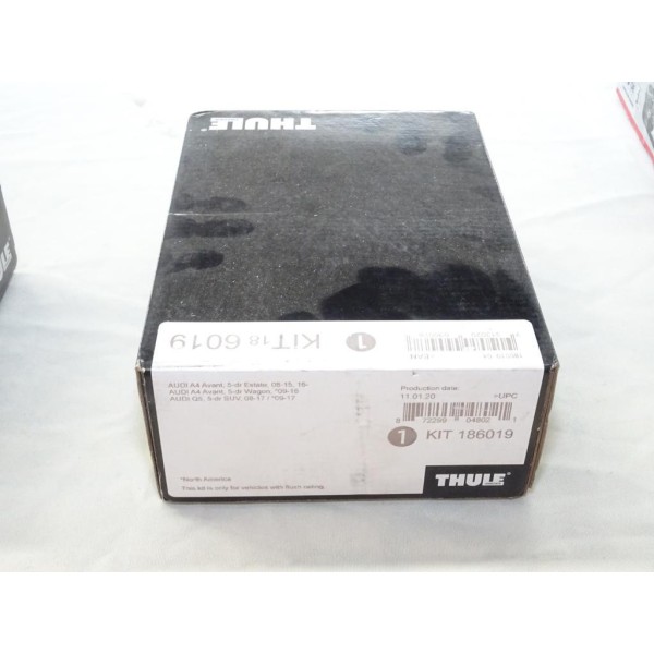 Kit pieds fixation barre de toit Thule 186019 KIT186019 pour audi A4 dont wagon partir de 2008 Q5 de 2008 à 2017 