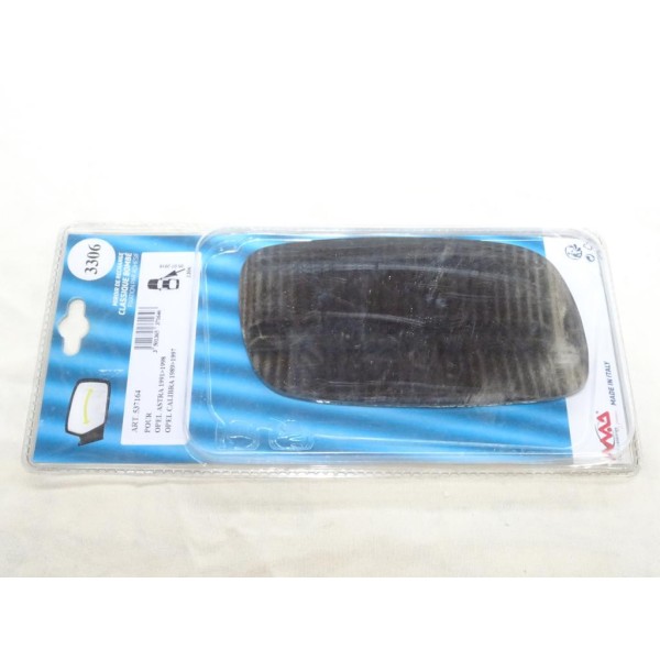 Vitre miroir glace retroviseur avant droit MAD N°3306 537164 pour opel astra F de 1991 à 1998 calibra de 1989 à 1997 