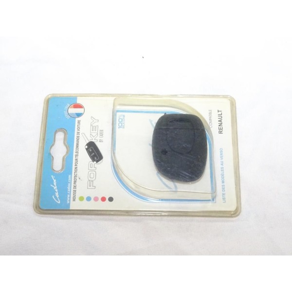 Housse etui noir coque de clé télécommande 1 bouton Cadox 790005N S-REN10S pour renault master dacia 