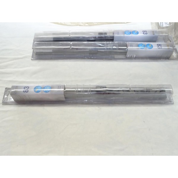 Ensemble 2 balais essuie glace souple 530mm + 475mm norauto N°83 pour fiat alfa romeo ford citroen opel 