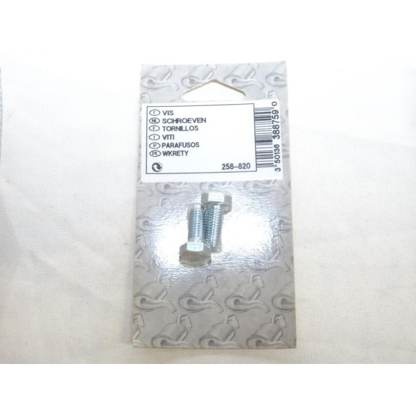 Blister 2 vis boulon fixation echappement silencieux collecteur tuyau 20mm Bosal 258-820 pour divers véhicules fiat alfa romeo l