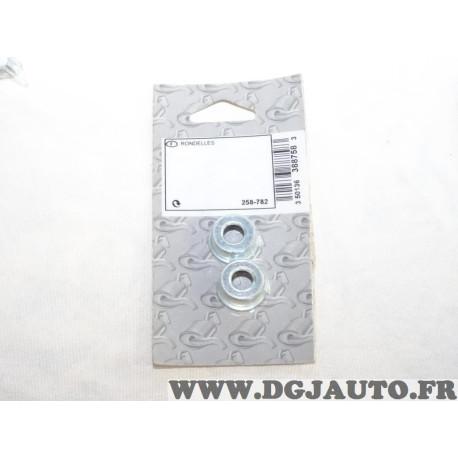 Lot 2 bagues fixation ressort tuyau echappement Bosal 258782 pour citroen AX BX C2 C3 C15 berlingo jumper jumpy saxo xantia XM x