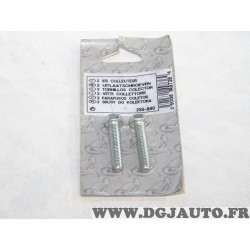 Lot 2 vis boulon fixation echappement silencieux collecteur tuyau tube 40mm Bosal 258840 pour divers véhicules fiat alfa romeo l