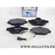 Jeu 4 plaquettes de frein avant montage bendix Norauto NRP925 pour fiat cinquecento punto 1 seicento lancia ypsilon 