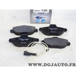 Jeu 4 plaquettes de frein avant montage bendix Norauto NRP925 pour fiat cinquecento punto 1 seicento lancia ypsilon