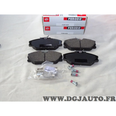 Jeu 4 plaquettes de frein avant montage lucas Ferodo FDB1420 pour renault laguna 1 megane 1 dont scenic safrane clio 2 II 