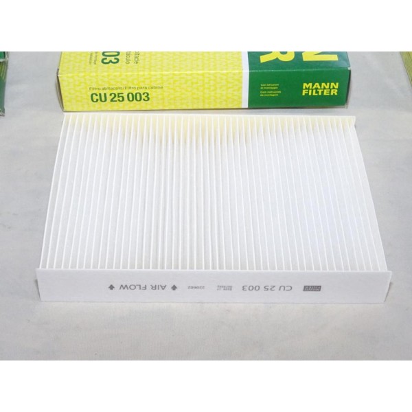 Filtre habitacle interieur Mann filter CU25003 pour renault talisman kadjar espace 5 V megane 4 IV scenic 4 IV koleos kango 3 II