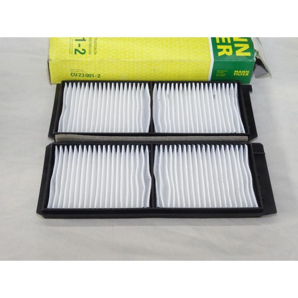 Paire filtres habitacle interieur Mann filter CU23001-2 pour mazda 2 DE DH 