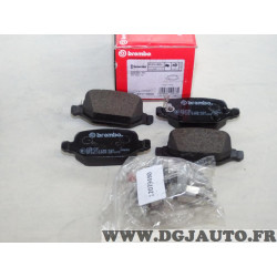 Jeu 4 plaquettes de frein arriere montage lucas Brembo P23150 pour fiat 500L