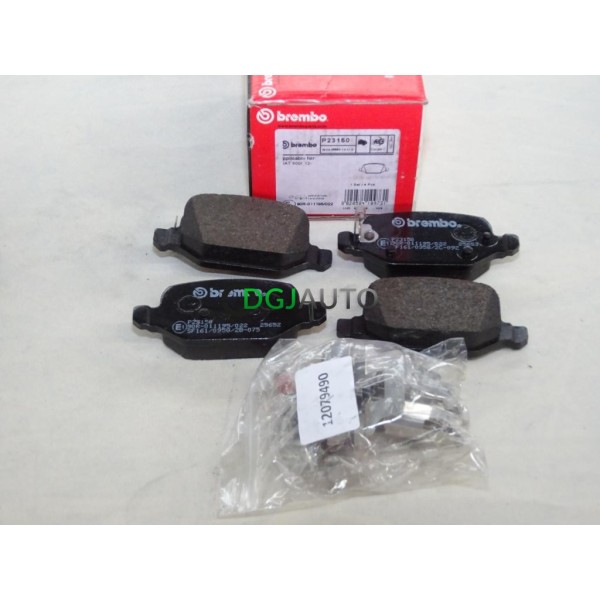 Jeu 4 plaquettes de frein arriere montage lucas Brembo P23150 pour fiat 500L 