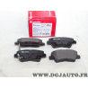 Jeu 4 plaquettes de frein montage akebono Brembo P30067 pour dodge attitude hyundai sonata grandeur accent velosteri20 i30 i40 e
