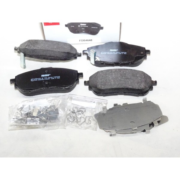 Jeu 4 plaquettes de frein avant montage bendix Ferodo FDB4648 pour toyota corolla 10 11 X XI E150 E180 auris E18 